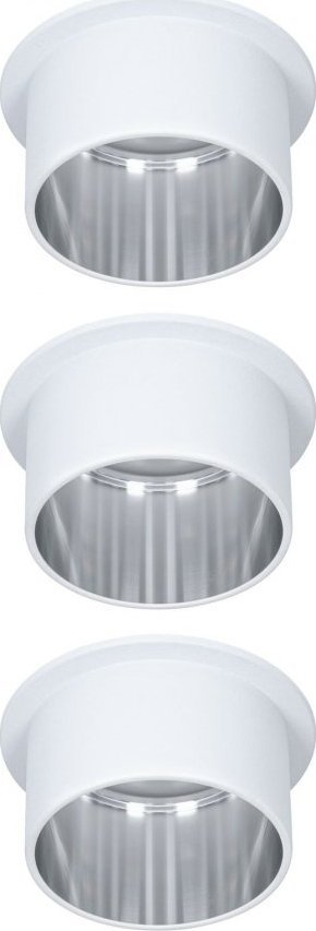 Spot tavani Paulmann Gil Coin 3StepDim, LED 3x6W, 2700K, e bardhë mat hekuri