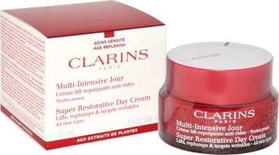 Krem dite Clarins Multi-Intensive Day Super Restorative, për gjithë llojet e lëkurës, 50ml