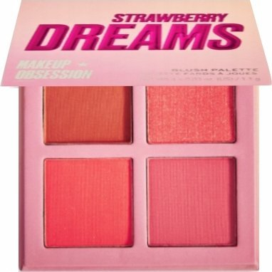 Paletë rumenuesi Makeup Obsession Blush Crush Strawberry Dreams, 4 nuanca, 4.4 g, rozë