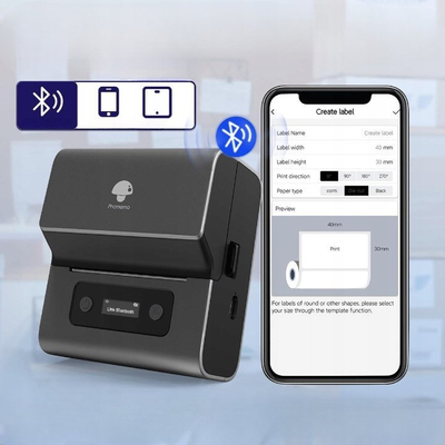 Принтер за етикети Phomemo M221, термички, Bluetooth iOS Android, црн