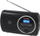 Radio portative Hyundai PR 570 B PLLU, FM PLL, USB MP3, e zezë