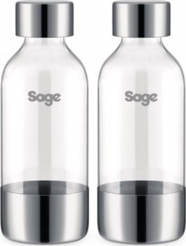Сет шишиња Sage the InFizz, 2x 0.6L, без BPA, нерѓосувачки челик