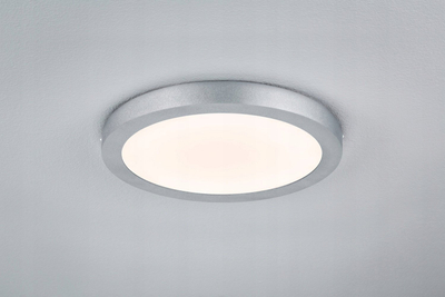 Panel tavanor LED Paulmann Lunar 706.55, 17W, dritë e bardhë e ngrohtë, krom mat