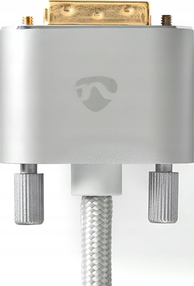 Kabllo adapter HDMI në DVI Nedis CCTB34800AL20, 2m, rezolucion 2560x1600, argjendtë