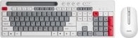 Set tastierë dhe mausi Marvo Office WS009, wireless, 2.4GHz, i bardhë