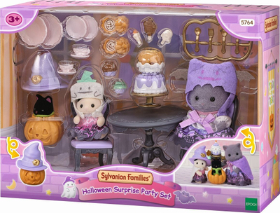 Set lodrash Sylvanian Families Fisher Cat Family 5812, familje mace, 6 figura, shumëngjyrëshe