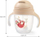 Gotë sippy Babyono Be Active, 240 ml, me pipëz kundër rrjedhjes, me sloth