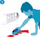 Lodër tren Brio World Pull Back Train, pa bateri, me magnet, blu