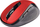 Maus C-Tech WLM-02R, wireless, USB, i zi dhe i kuq
