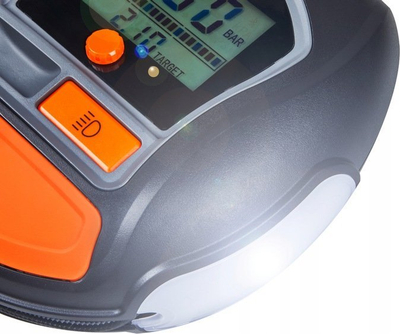 Kompresor gomat OSRAM TYREinflate 1000, digjital, 12V, i zi me portokalli