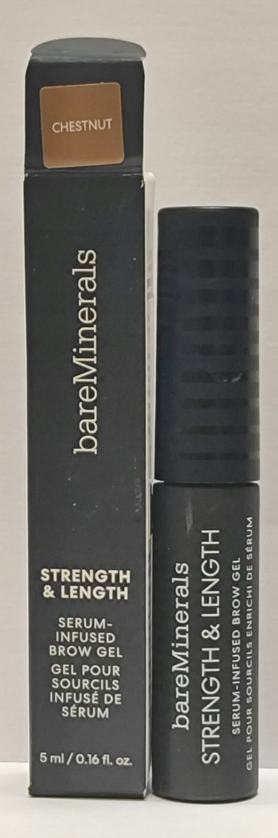 Xhel за веѓи BareMinerals Strength & Length, боја Chestnut, вегански