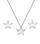 Qafore dhe vathë për femra Hot Diamonds Amulets SS132, 50 cm, të argjendta