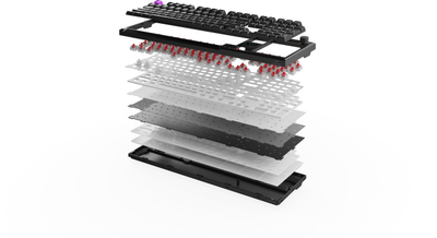 Set gaming PREYON Silent Claw Owl Falcon, tastierë RGB, maus wireless, mousepad XL, e verdhë