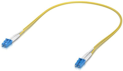 Kabllo fibër optike Ubiquiti UACC-OFC-S2-LULU-0.5M-50, LC LC, 0.5m, e verdhë