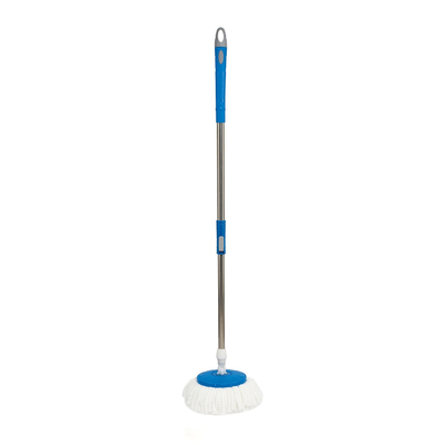 Set pastrimi Vanora Super Easy Clean, kovë 13L me rrota, mop rrotullues, blu