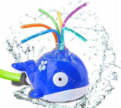 Sprinkler lodër Happy Whale ZA4281, për oborr, ngjyrë blu