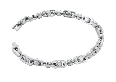 Byzylyk unisex Michael Kors Astor Link MKJ841000040, i argjendtë