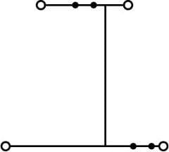 Bllok terminali Wago 870-508, 2 nivele, 2.5mm², gri