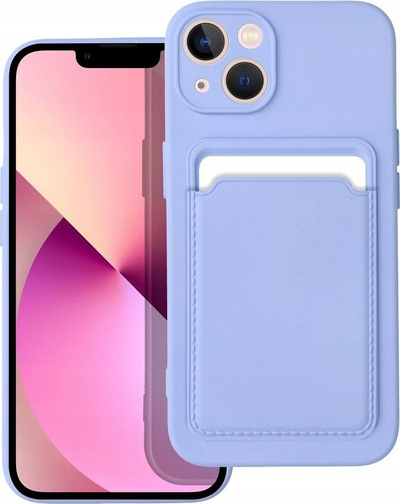 Mbulesë telefoni 4kom.pl Card Case për iPhone 14 Pro, me vend për kartë, vjollcë