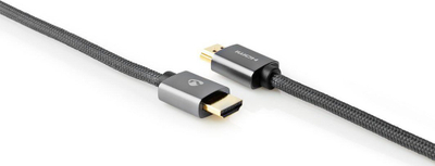 Kabllo HDMI Nedis High Speed, 1 m, 4K 60Hz, gri