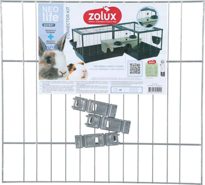 Set lidhës për kafaz Neolife Connect Cage, për kafaz 80 cm, rrjetë me 3 kapëse