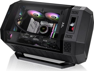 Stendë kasë Thermaltake Tower 300 Stand Kit, për pozicion horizontal, Snow, gri e hapur