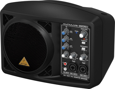 Monitor aktiv Behringer Eurolive B205D, 150W, me mikser mrena, i zi