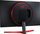 Monitor LG UltraGear 27GN800-B, WQHD,Flat, i zi/kuq