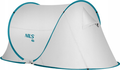 Шатор за кампување NILS Camp NC3743, за 2 лица, отпорен на дожд, зелен