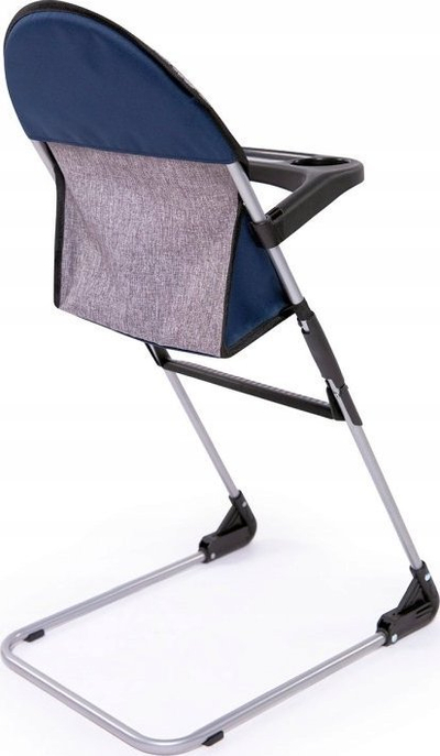 Set lodrash për goca Bayer 63227AB, karrige ngrënieje dhe krevat udhëtimi, deri 42 cm, gri me flutura