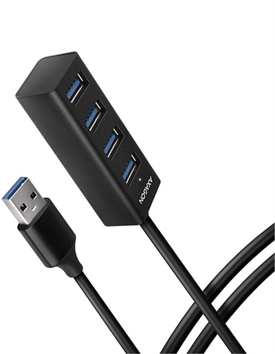 Hub AXAGON mini, 4x USB 3.2 Gen 1, metal