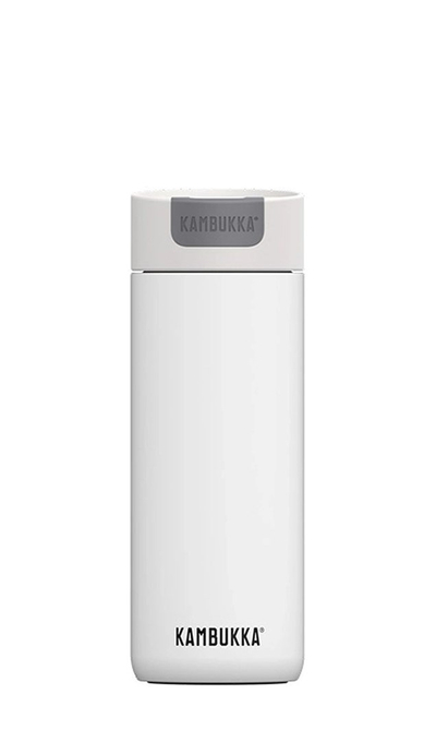 Gotë termike Kambukka Olympus, 500ml, çelik inox, e bardhë