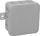 Kuti montimi sipërfaqësore CLICK, IP54, 75x75x41mm, gri