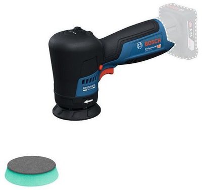Polisher profesionist Bosch GPO 12V-77, pa bateri, pa karikues, blu