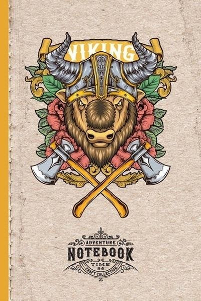 Fletore dekorative Fresh Bizon Wiking, 143x210mm, 64 faqe me katrorë, shumëngjyrëshe