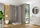 Kabinë dushi Cersanit CREA C89, 90x80x200 cm, xham transparent, hapje majtas