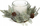 Qiri dekorativ Atmosphera Christmas Candle With Arrangement, 210 g, në gotë, i bardhë