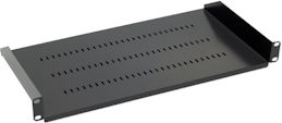 Raft RACK Netrack 119100250012, 19" 1U, 250mm, grafit i errët