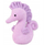 Lodër pelushi Lean Toys Seahorse 22452, 25 cm, vjollcë