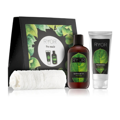 Set për meshkuj Ryor, xhel dushi 3n1 + krem ushqyes 100 ml + xhel dushi 250 ml