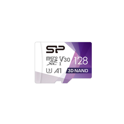 Kartë e memories Silicon Power Superior Pro Colorful, MicroSDXC, 128 GB, Class 10 + përshtatës SD