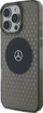 Kapak telefoni Mercedes MB Star Pattern për iPhone 16 Pro 6.3", transparent, i zi
