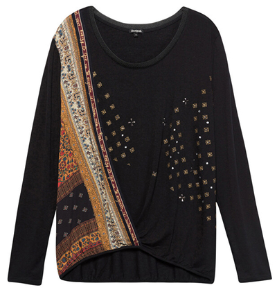 Bluzë Desigual TS Bridget 19WWTKCI 2000, L mDE2673-L