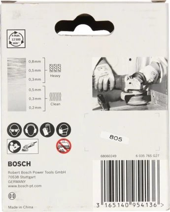 Furçë filxhan metalike Bosch X-LOCK Heavy, 75mm, tel i përdredhur 0.5mm