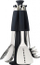 Set veglash kuzhine Joseph Joseph Elevate Steel 100 Carousel, 6 copë, çelik inox, gri e zezë