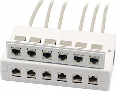 Kuti dalje rrjeti EFB Elektronik ET-25174.1, RJ-45, e bardhë