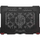 Bazë ftohëse laptopi Serioux SRXNCP035, 17.3", 5 ventilatorë, LED blu