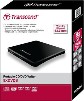 Lexues DVD Transcend 8X Slim, USB, i zi