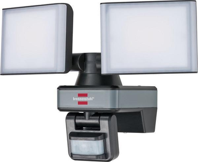 Prozhektor LED Brennenstuhl WIFI Duo 1179060010, 30W, sensor PIR, gri e zezë