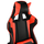 Karrige gaming, PU, 67×70×134 cm (HM1056.01), zezë/ kuqe